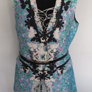 Flattering floral SPORTMAX Vest - Slightly quilted -